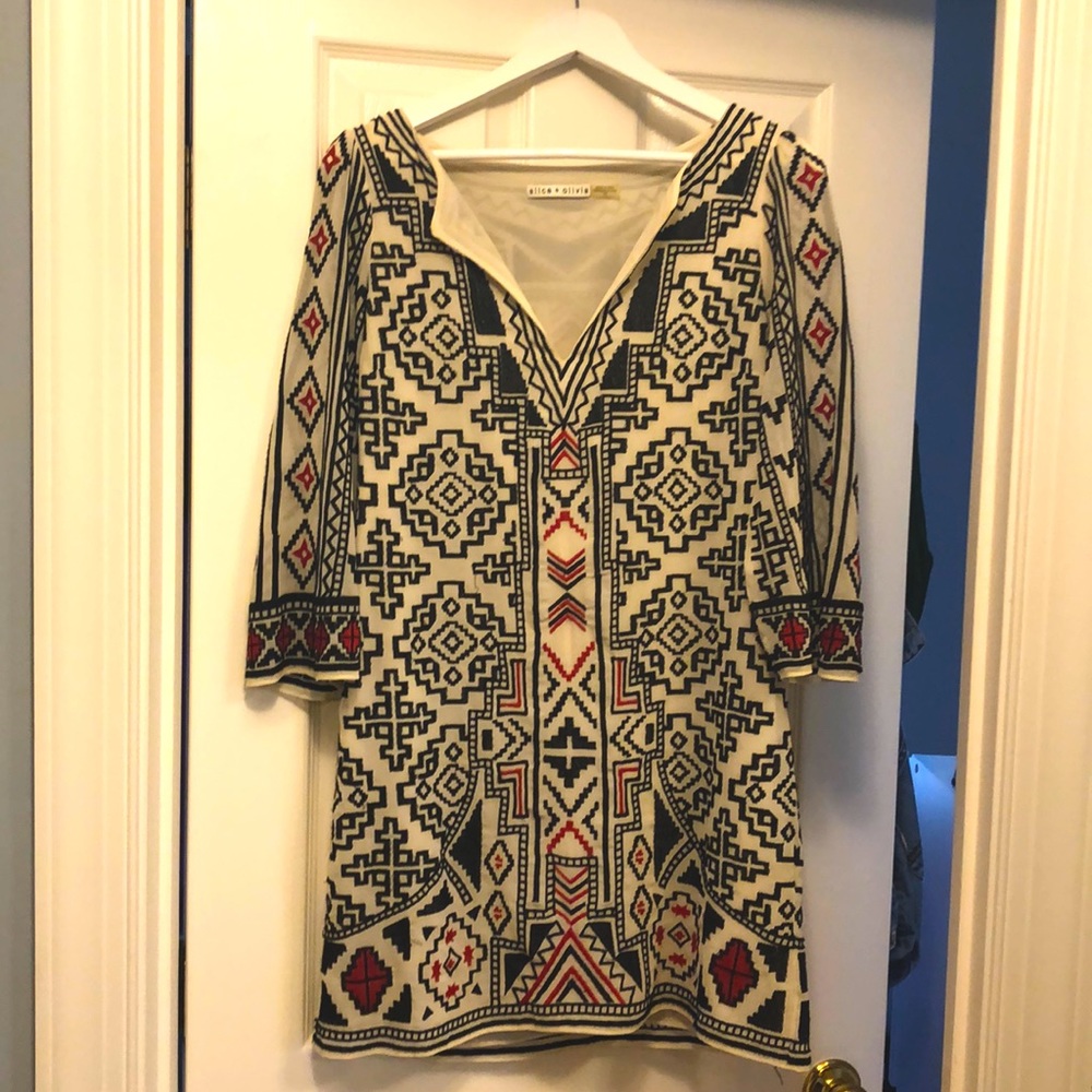 Alice + Olivia Tribal Dress